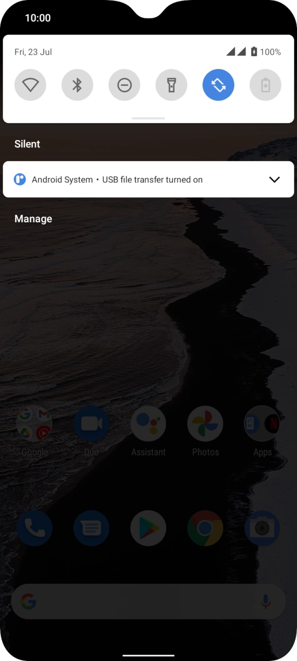 Press Android System. Press Android System.