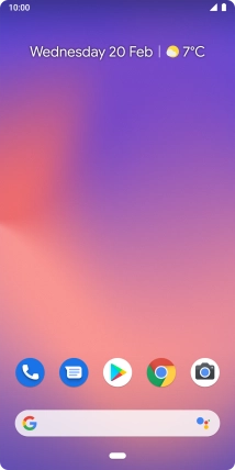 Slide your finger downwards starting from the top of the screen.