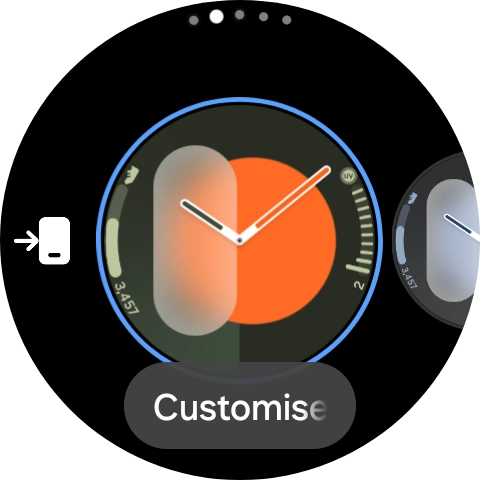 Press the Home key. Press the Home key.