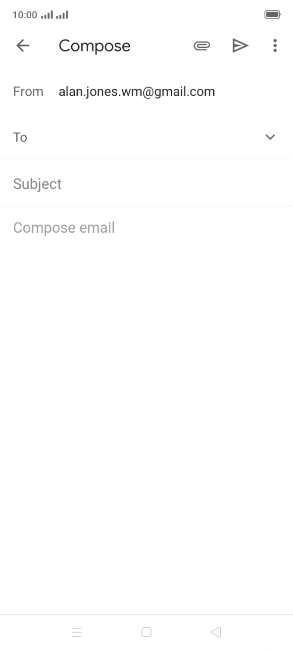 Press the field next to 'To' and key in the first letters of the recipient's name.