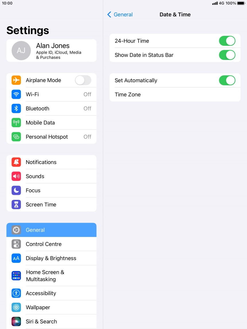 Press the Home key to return to the home screen.