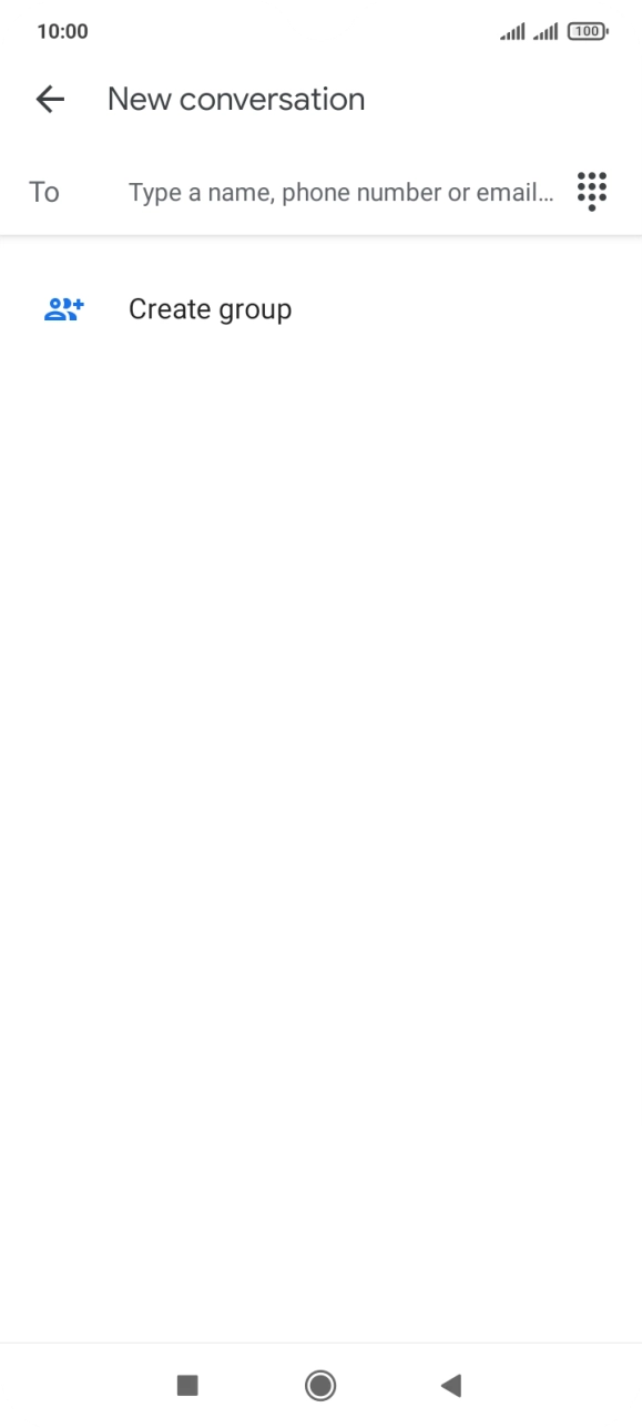 Press the field next to 'To' and key in the first letters of the recipient's name. Press the field next to 'To' and key in the first letters of the recipient's name.