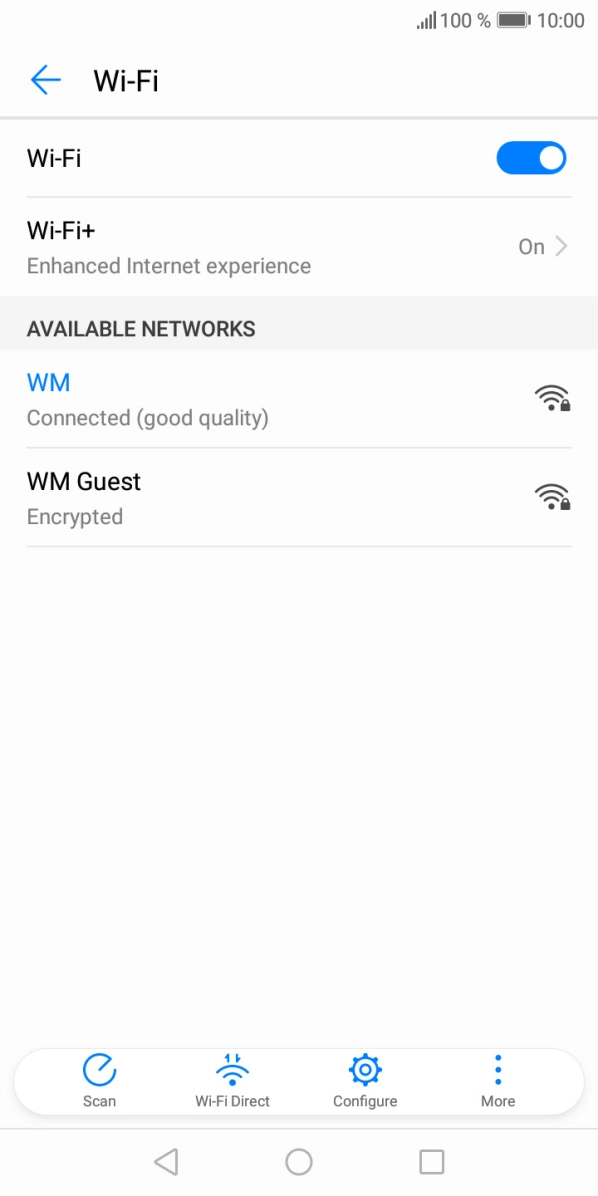 Press the Home key to return to the home screen. Press the Home key to return to the home screen.