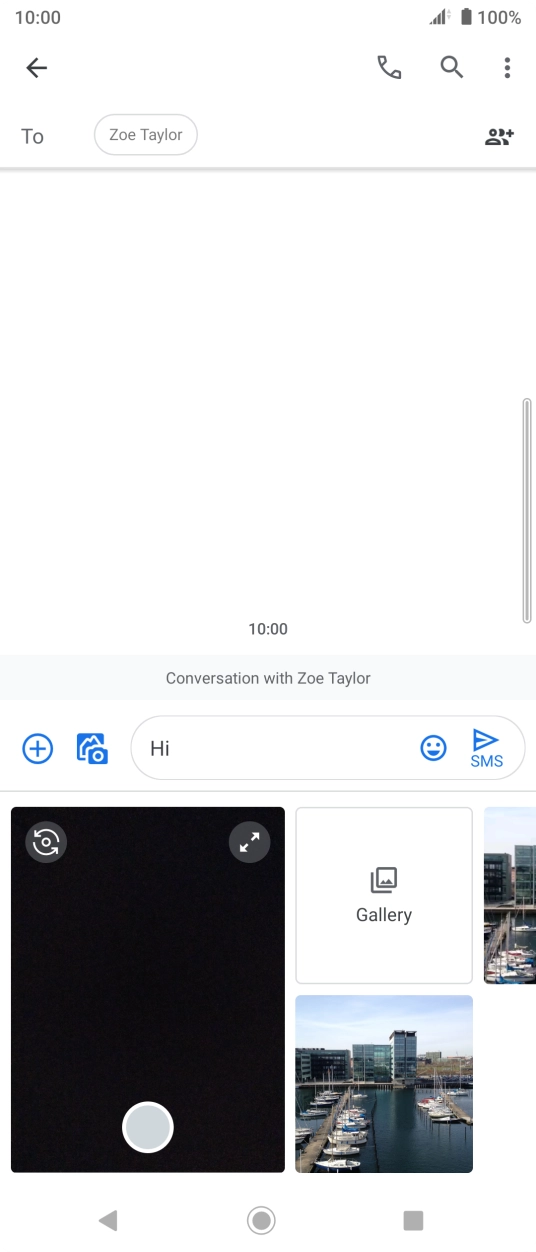 Press Gallery and go to the required folder. Press Gallery and go to the required folder.