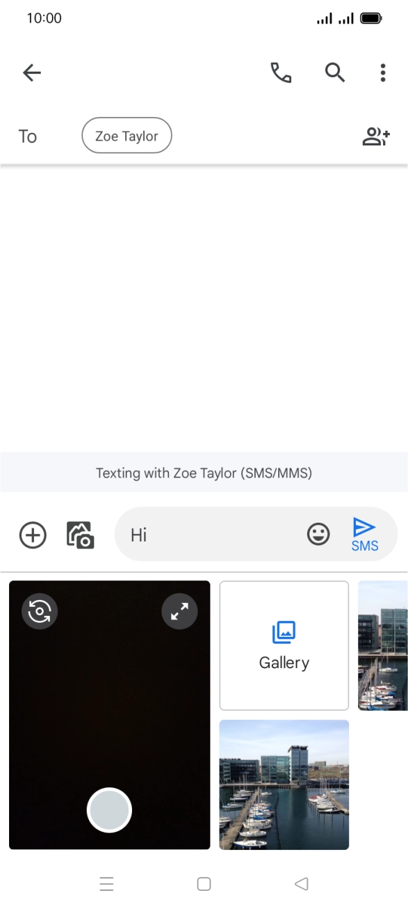 Press Gallery and go to the required folder. Press Gallery and go to the required folder.