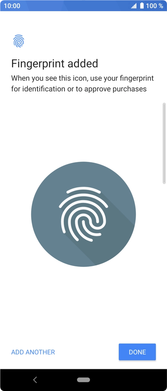 Press DONE. Press DONE.