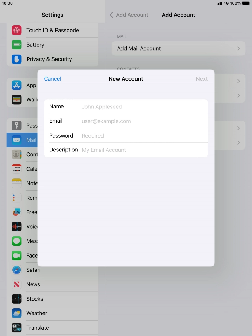 Press Name and key in the required sender name. Press Name and key in the required sender name.