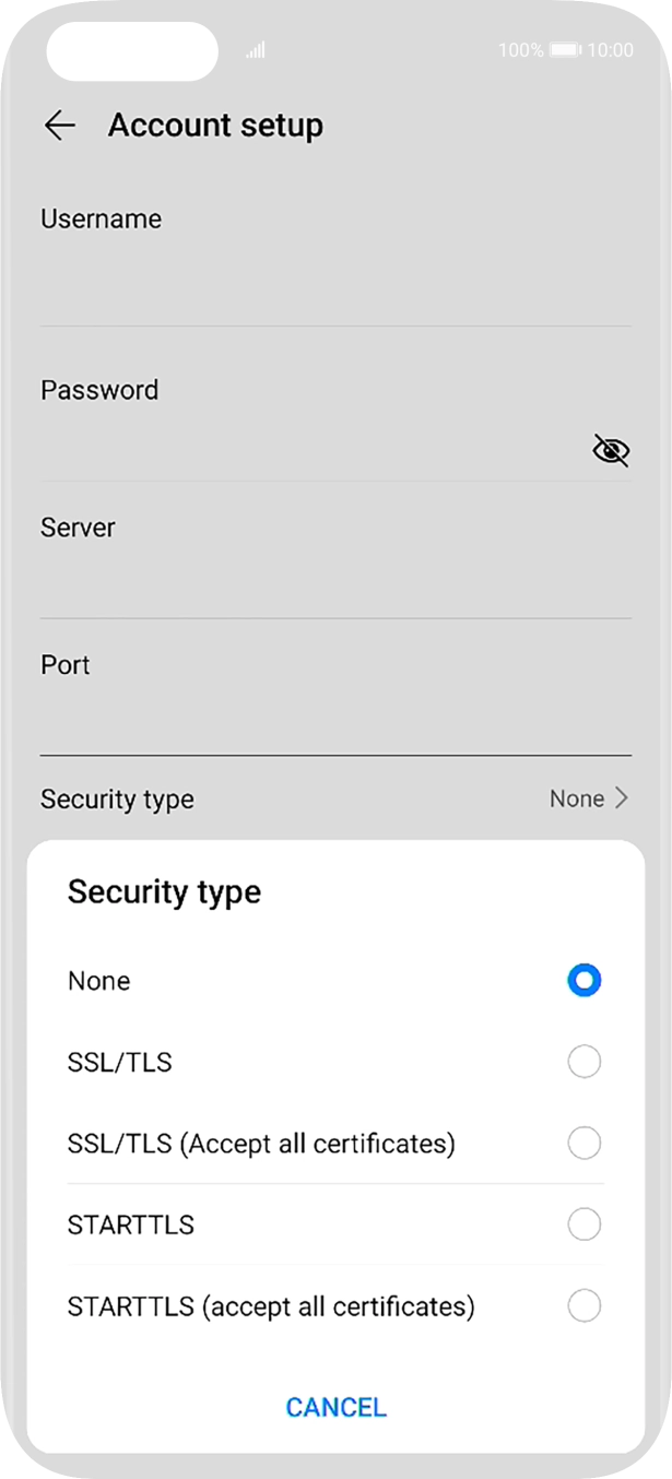 Press None. Press None.