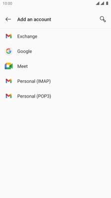 Press Google.
