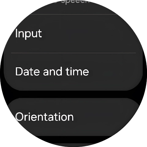 Press Date and time.