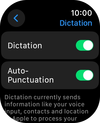 Press the Digital Crown twice to return to the home screen.