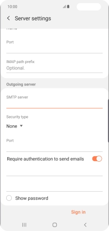 Press the drop down list below 'Security type'.
