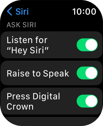 Press the indicator next to 'Listen for Press the indicator next to 'Listen for