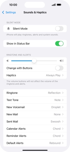 Press Ringtone.