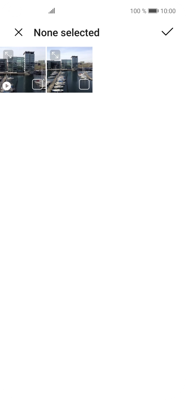 Press the required picture. Press the required picture.