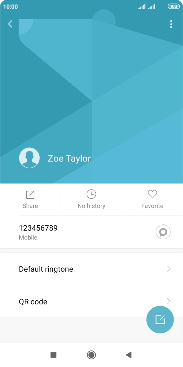 Press the Home key to return to the home screen.