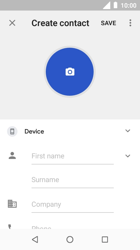 Press the address book drop down list.