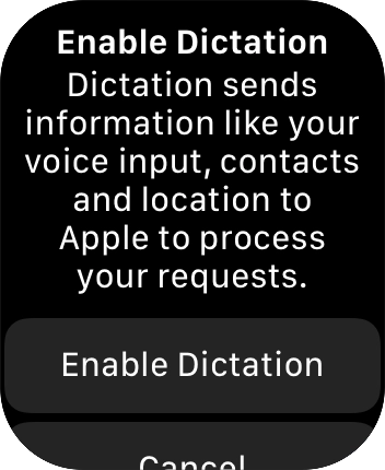 Press Enable Dictation. Press Enable Dictation.