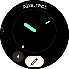 Press the required watch face. Press the required watch face.