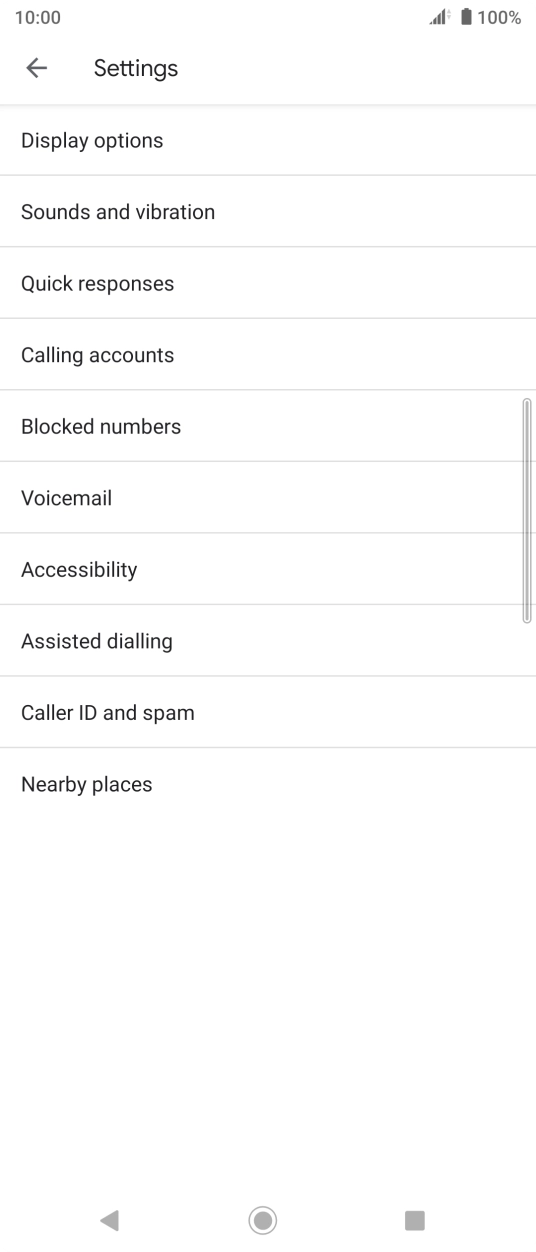 Press Calling accounts. Press Calling accounts.