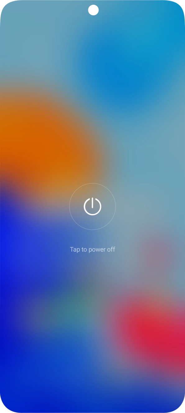 Press Tap to power off.