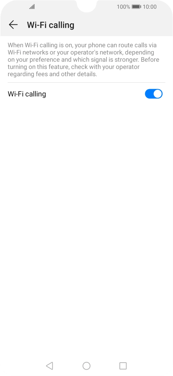 Press the Home key to return to the home screen.