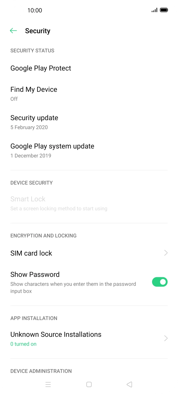 Press SIM card lock.