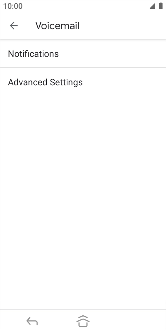 Press Advanced Settings. Press Advanced Settings.