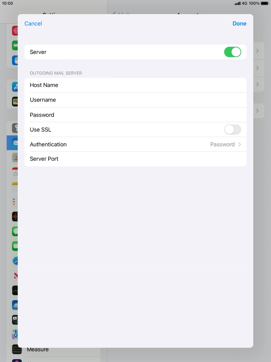 Press Authentication.
