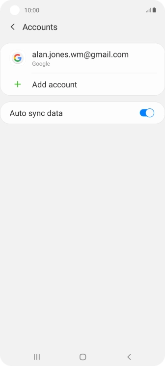 Press the Home key to return to the home screen.