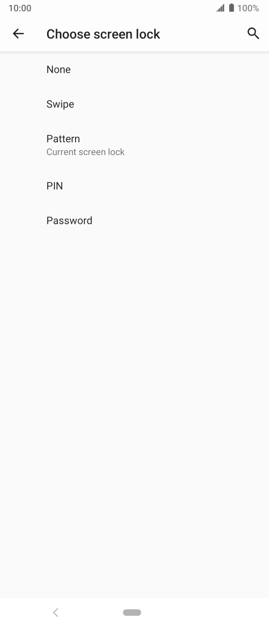 Press None. Press None.
