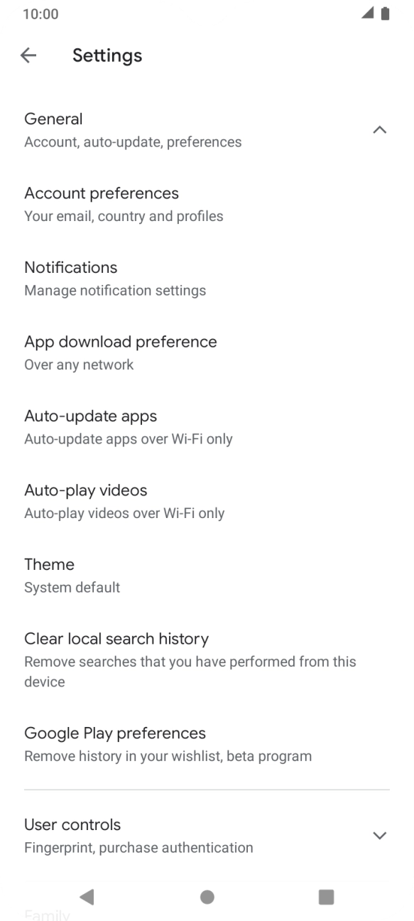 Press Auto-update apps. Press Auto-update apps.