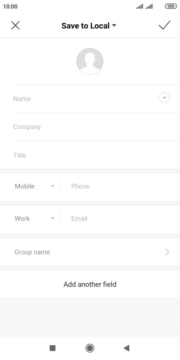 Press the address book drop down list.