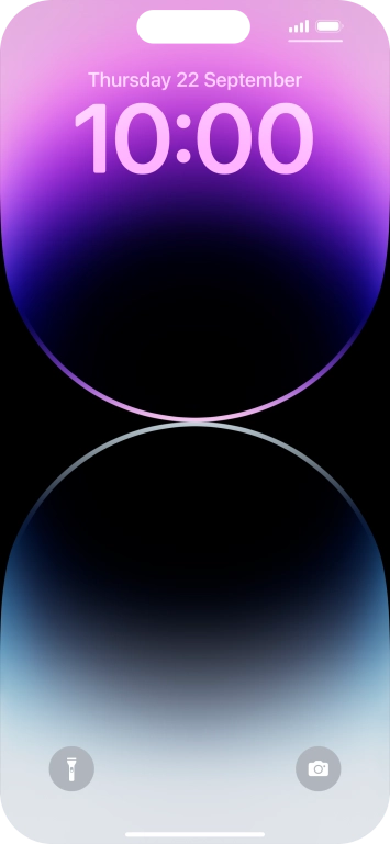 Press and hold anywhere on the lock screen. Press and hold anywhere on the lock screen.