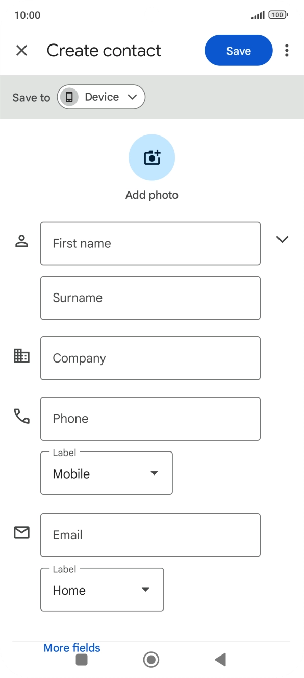 Press the drop down list next to 'Save to'.