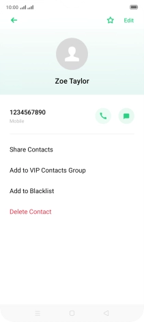 Press the Home key to return to the home screen.