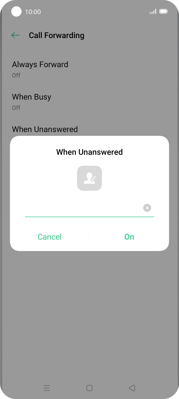 Key in 901 and press On. Key in 901 and press On.
