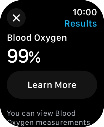 Your result is displayed on the screen.