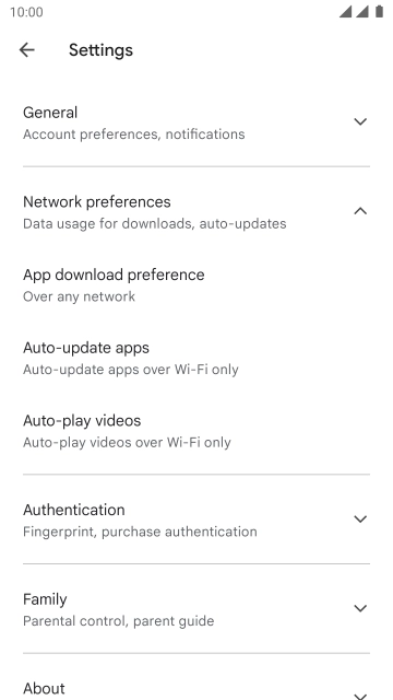 Press Auto-update apps.