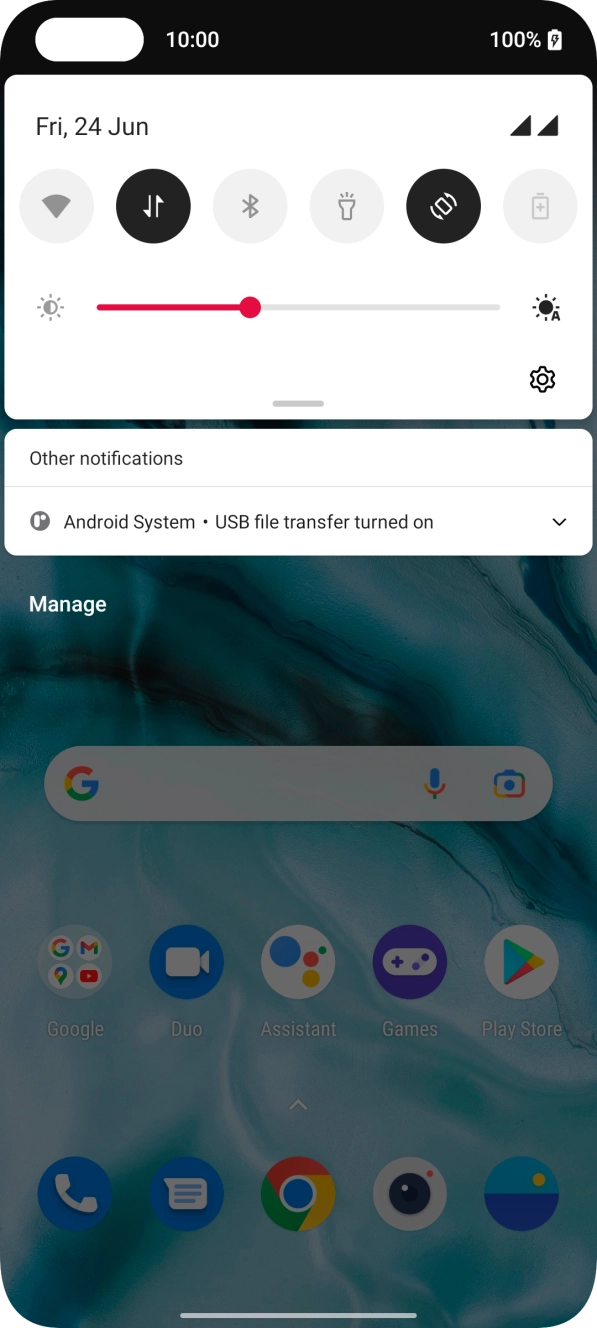 Press Android System.