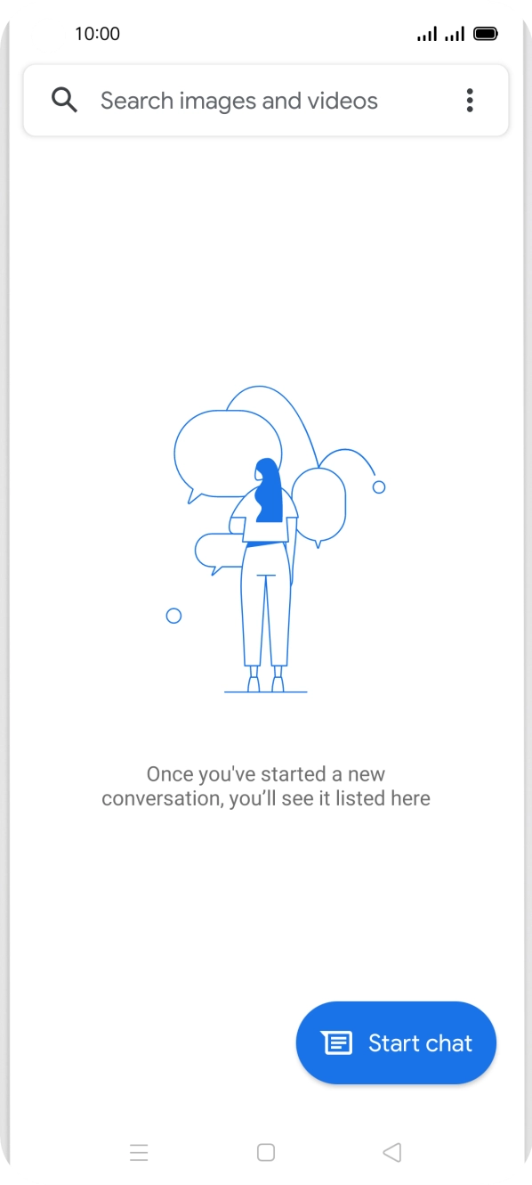 Press Start chat. Press Start chat.