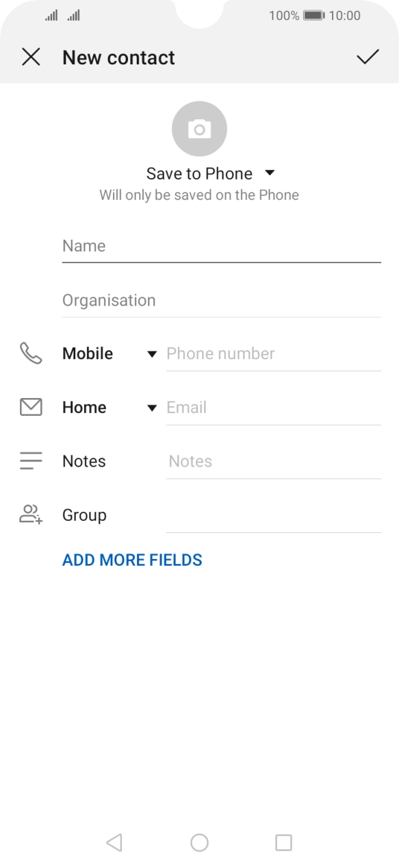 Press the address book drop down list.