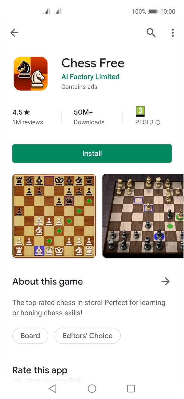 Press the Home key to return to the home screen.