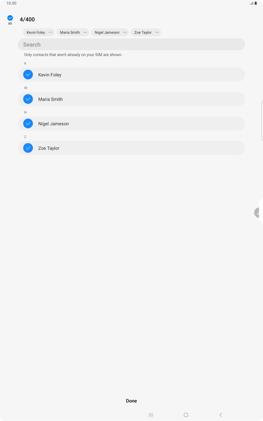 Press Done. Press Done.