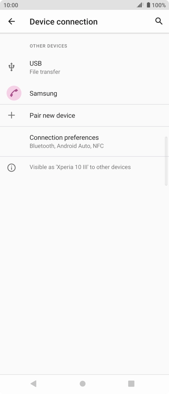 Press the Home key to return to the home screen.