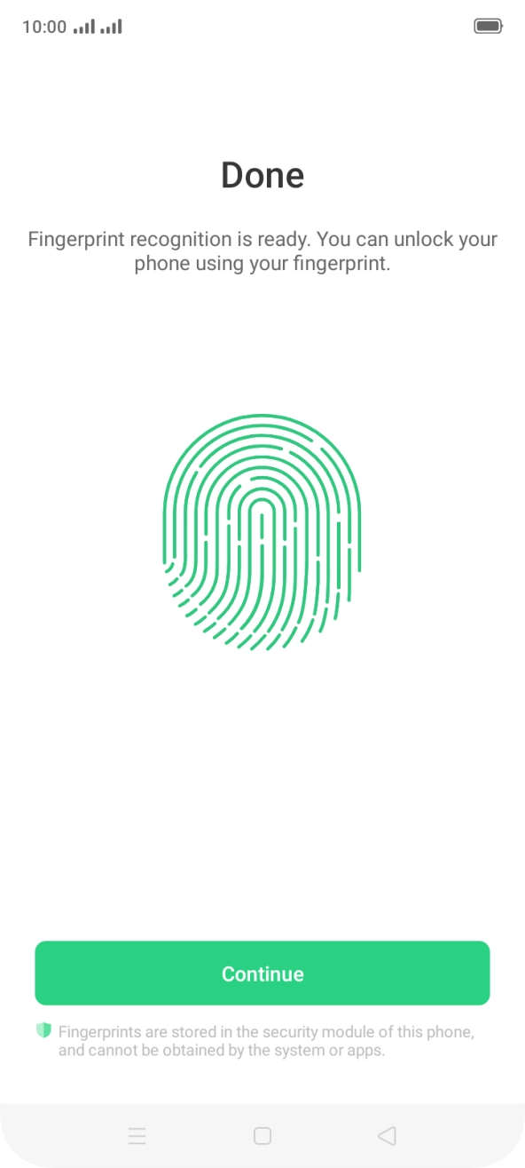 Press Continue. Press Continue.