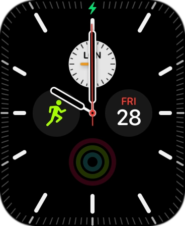 When the battery charging icon is displayed, charging is in progress.