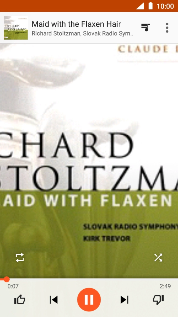 Press arrow right to go to the next audio file. Press arrow right to go to the next audio file.