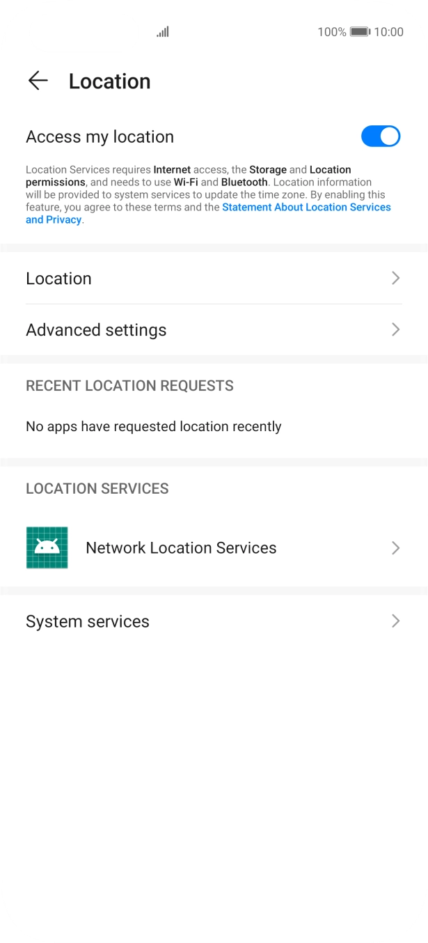 Press Location. Press Location.