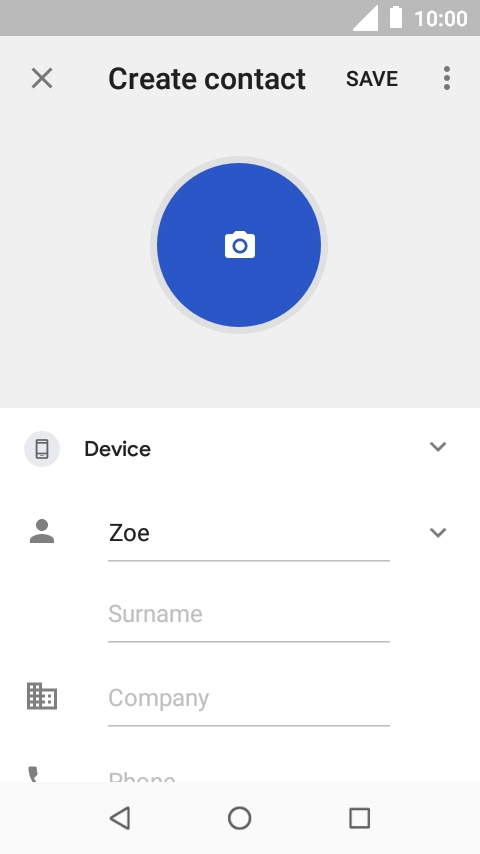 Press Surname and key in the required last name.